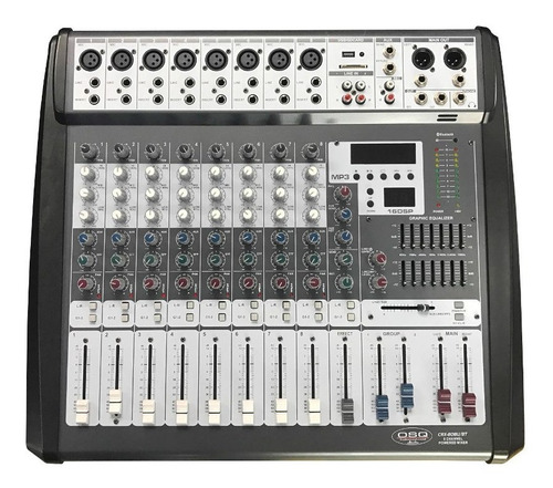 Consola Amplificada Osq De 8 Canales, 1000 Watts Rms