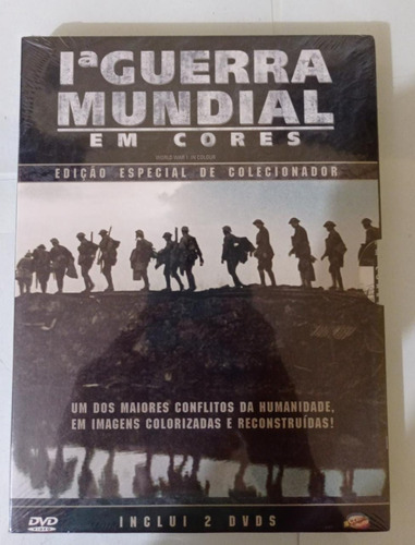 Dvd 1ª Guerra Mundial Em Cores - Classicline - Bonellihq H21