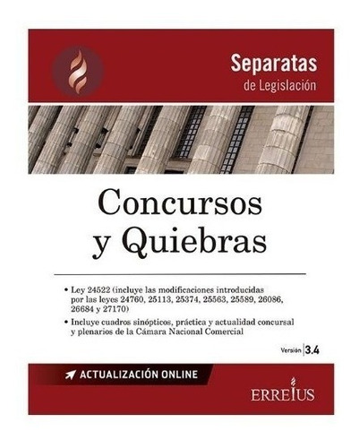 Concursos Y Quiebras Version 3.4 - Separatas, Errepar