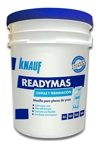 Masilla Readymas Juntas Y Terminación Durlock - Knauf X 7 Kg