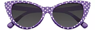 Emblem Eyewear Polka Dot Cat Eye Womens Fashion Mod Super De