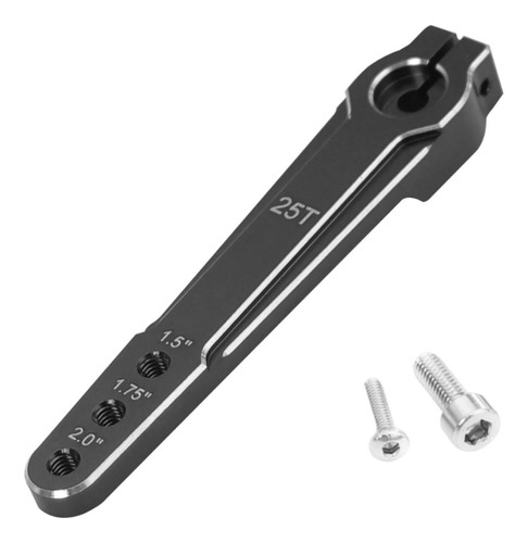 Brazo Servo De 25t, Servo De Metal Para Rc, Brazo Negro