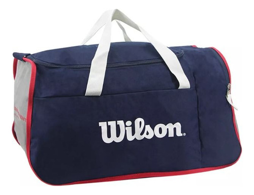 Bolso Wilson 40l Deportivo Plegable Urbano Gym Reforzado Color Azul 65.51009 - Nb