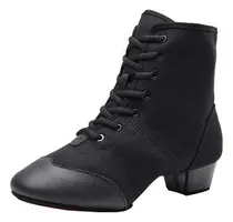 Comprar Zapatos De Baile Jazz, Tacón Medio, Suela Blanda, Botas Para