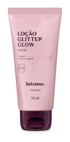 Loção Glitter Glow Fps30 Intense Boticário Ed. Limitada 90ml