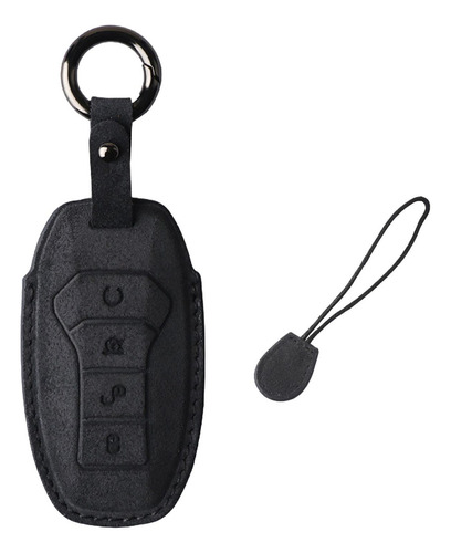 Funda De Llavero De Coche De Gamuza Moderna Para Byd Seal Yu