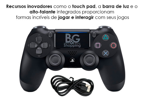 Controle Para Ps2 Joystick Console Analógico Com Fio