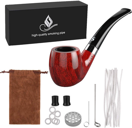 Imagen 1 de 1 de Pipa Set De Regalo Con Accesorios 21 Piezas
