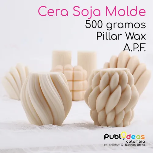 Cera Soja Velas De Molde Pillar Wax Alto Punto De Fusión Apf