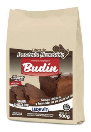 Premezcla Para Budín De Chocolate Ledevit X500g