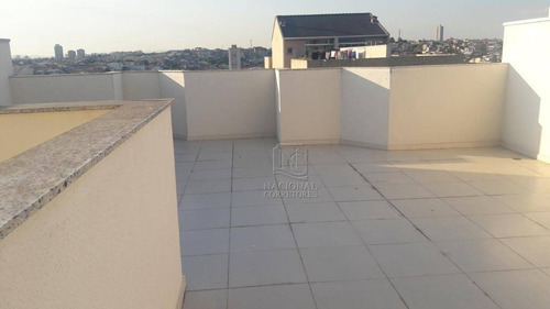 Cobertura Com 2 Dormitórios À Venda, 140 M² Por R$ 480.000,00 - Parque Das Nações - Santo André/sp - Co2266
