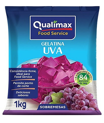 Gelatina Uva Qualimax 1kg