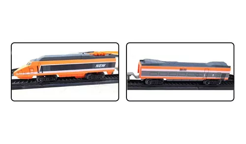 Ferrorama Fenfa Miniatura Trem Locomotiva Com 1 Vagão