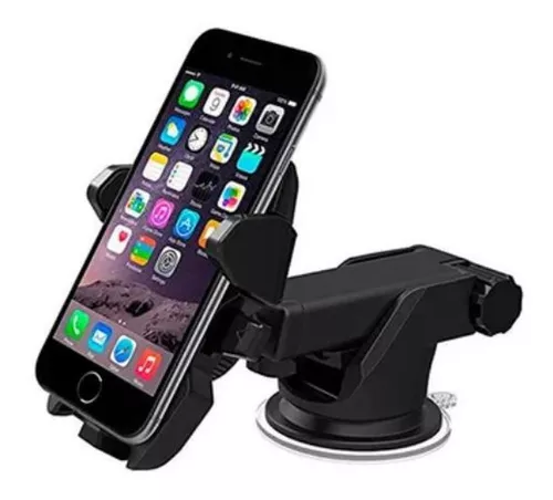 Soporte de teléfono con ventosa de cuello de cisne en el  parabrisas/ventana/tablero, soporte de teléfono de coche para iPhone 15 Pro