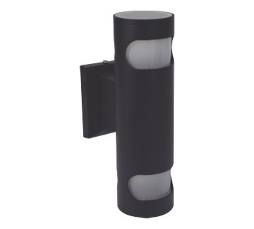 Spot Tubular Doble Exterior Negro Ip54 2xgu10