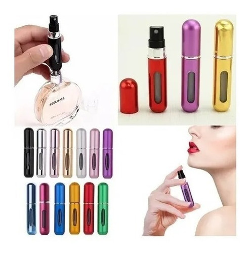 Mini Atomizador Portátil Perfume Recargable Spray Loción