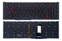 Comprar Teclado Para Acer Nitro 5 An517-51 N18c3 N18c4 Vermelho Red