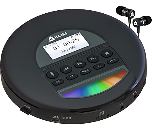 Klim Nomad - Nuevo 2023 - Portable Cd Player Walkman Dtpbi