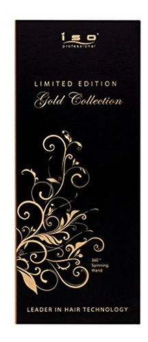 Gold Collection Rotating Spinning 25mm Curling Iron Wand