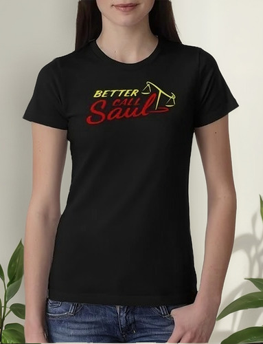 Playera Better Call Saul Logo Dama