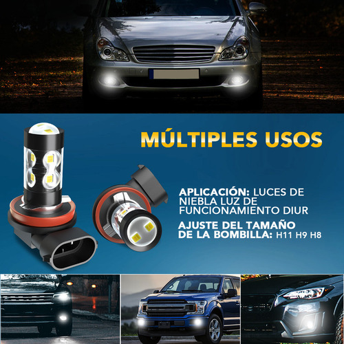 Para Toyota 4runner 2010-2020 Faros Led Alta/baja Y Niebla