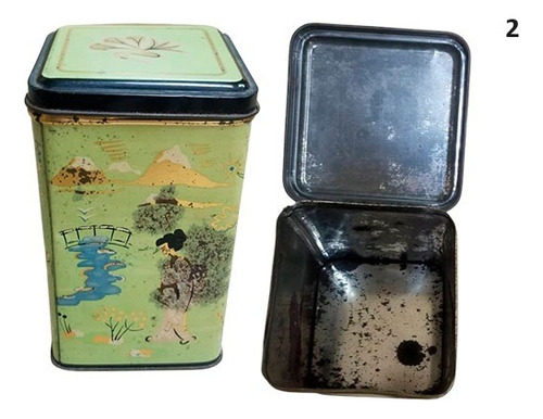 Lata - Caja Metalica - Contenedor De Colección - Vintage (Usado)