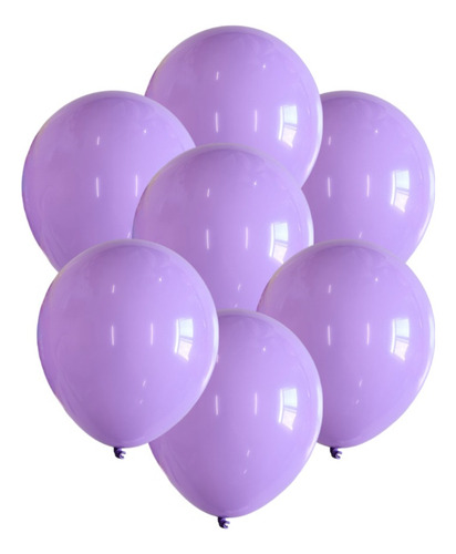 50pz 10 Pulgada 2.2g Globo Latex Alta Calidad Para Fiestas Macaron Purple Macaron-10-50-purple