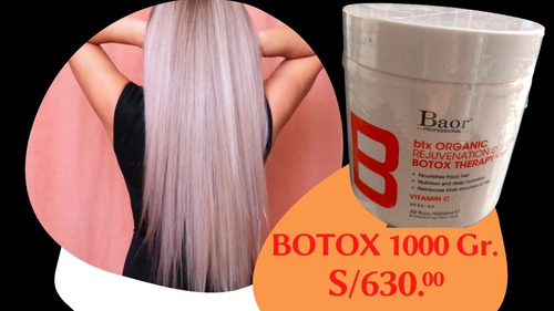 Imagen 1 de 1 de Botox Baor De 1000 Gr Para Spa , Salones De Belleza