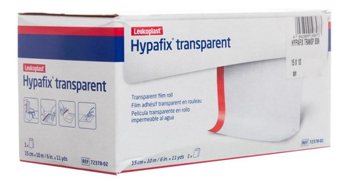 Cinta Hypafix Transparente Impermeable 10m X 15cm - Bsn
