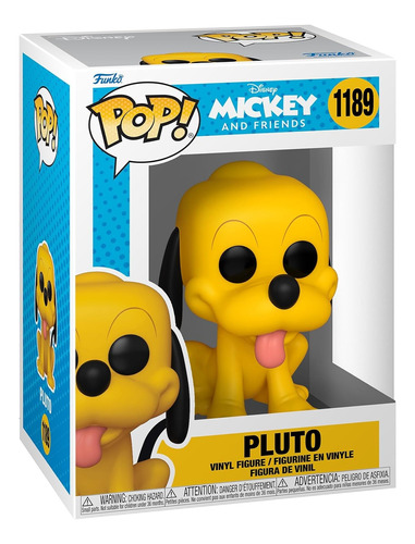 Funko Pop Disney Mickey And Friends: Pluto Pop 1189