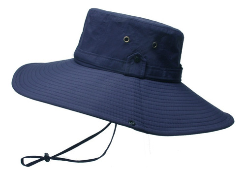 Sombrero Bucket Hat Upf+50 Ala Ancha Trekking Campo Pesca