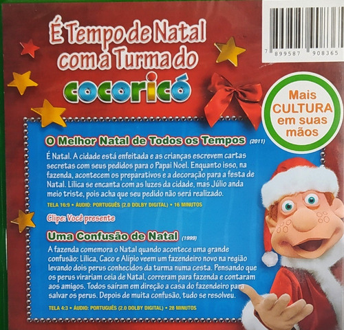Cocorico O Melhor Natal Dvd Original Lacrado | Parcelamento sem juros Cocorico O Melhor Natal Dvd Original Lacrado | Parcelamento sem juros