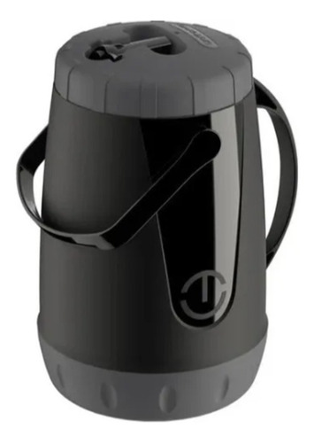 Imagem 3 de 5 de Kit Tereré Black Erva Mate Garrafa Térmica Bomba Cuia