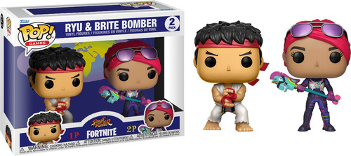 Funko Ryu & Brite Bomber (2 Pack) Street Fighter