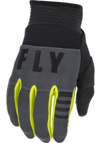 Guantes Fly Racing F-16 2022 Fluor Color Grey/black/hi-vis Talla Xl