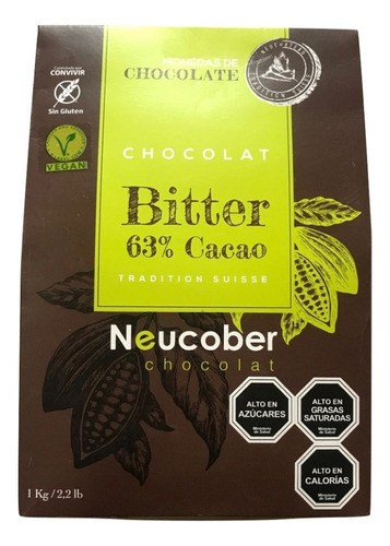 Chocolate Semi Bitter 63% Cacao Neucober 1 Kg