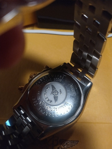 Relógio Breiting Chronographe Aço E Ouro