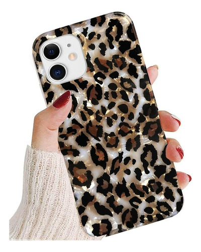 Funda Para iPhone 12 Mini, Animal Print/silicona/delgada