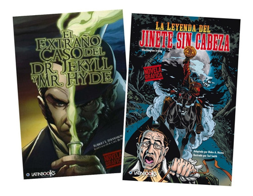 * Combo 2 Libros Novelas Graficas * Jineta Sin Cabeza Jekyll