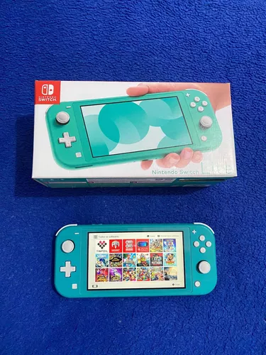 USADO: Console Nintendo Switch Lite Turquesa em Promoção na Americanas