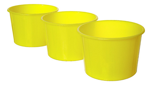 Balde De Pipoca 1,5lt - 50 Unidades - Amarelo