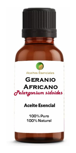 Aceite Esencial De Geranio Africano 100% Puro Natural 30 Ml