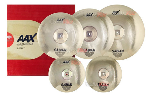 Set Sabian Aax Stage Xplosion 14 16 18 20 Musica Pilar