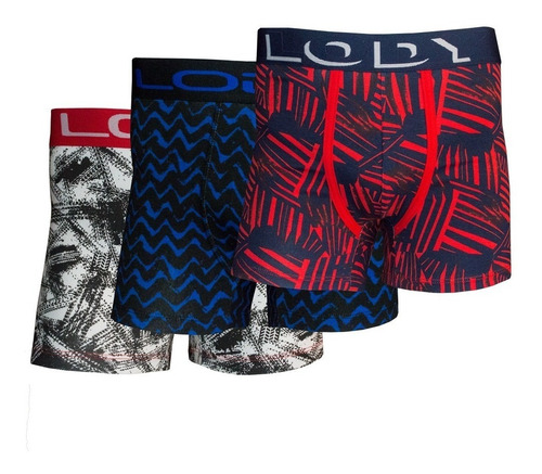 Boxer Lody Pack Por 6 Unidades Surtidos.