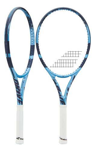 Raquete Babolat Pure Drive Team (285g.) 2025 Gen.11, cor, alça de aço azul, tamanho 4 1/4