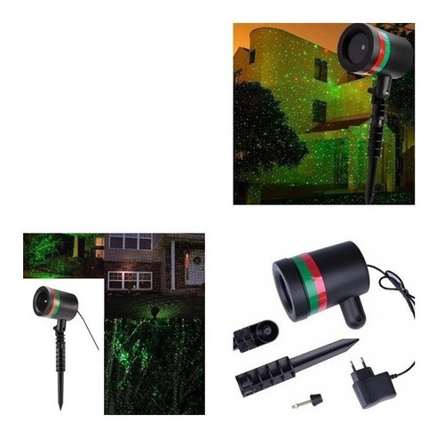 Projector Exterior Laser Star Show Luces  Tv, Video Real 