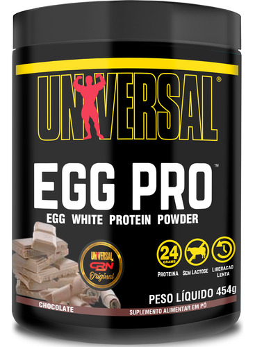 Albumina Isolada Egg Pro 454g - Universal Chocolate