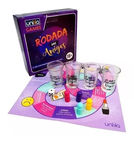 Jogo Rodada Das Amigas  Jogos de tabuleiro, Jogos, Jogos para festas