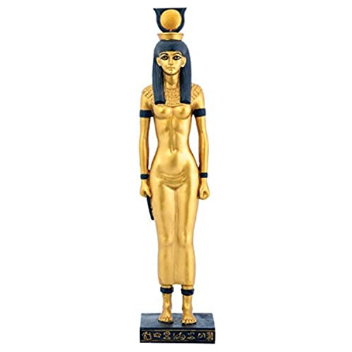 Estatua Coleccionable De Hathor Figurina Egipcia Escult...