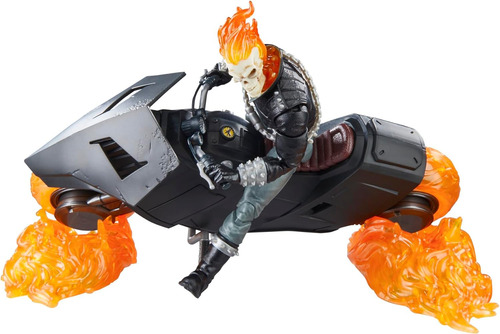 Figura De Acción Marvel Legends Ghost Rider Con Motocicleta (Reacondicionado)